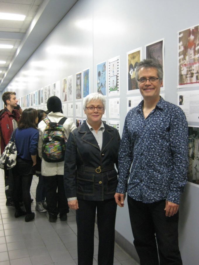 4 Canadian exhibit -- Anna Carlevaris (instructor) and Frank Mulvey (coordinator)